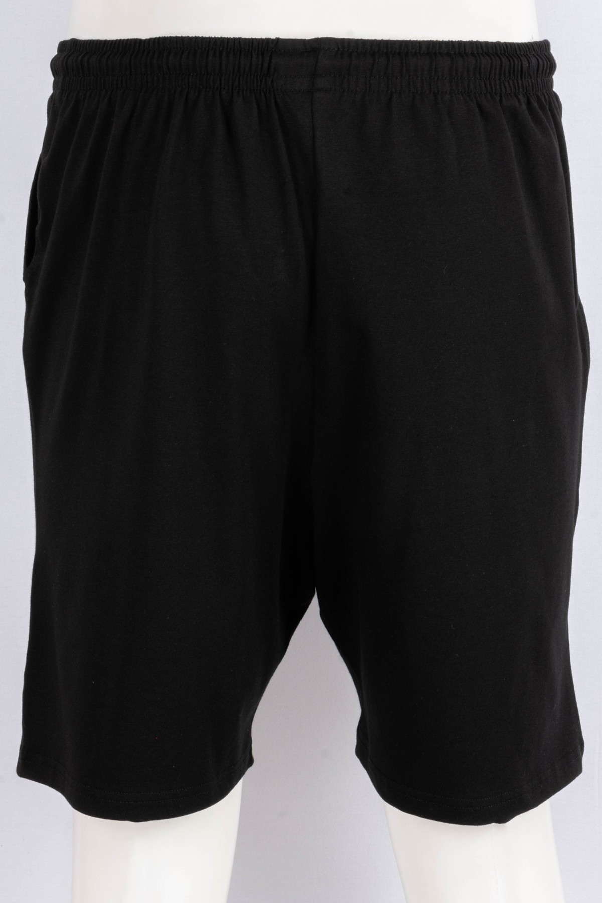 BSM  Erkek Yüksek Kalite Pamuklu Cepli Spor Rahat Siyah Şort - Görsel 5