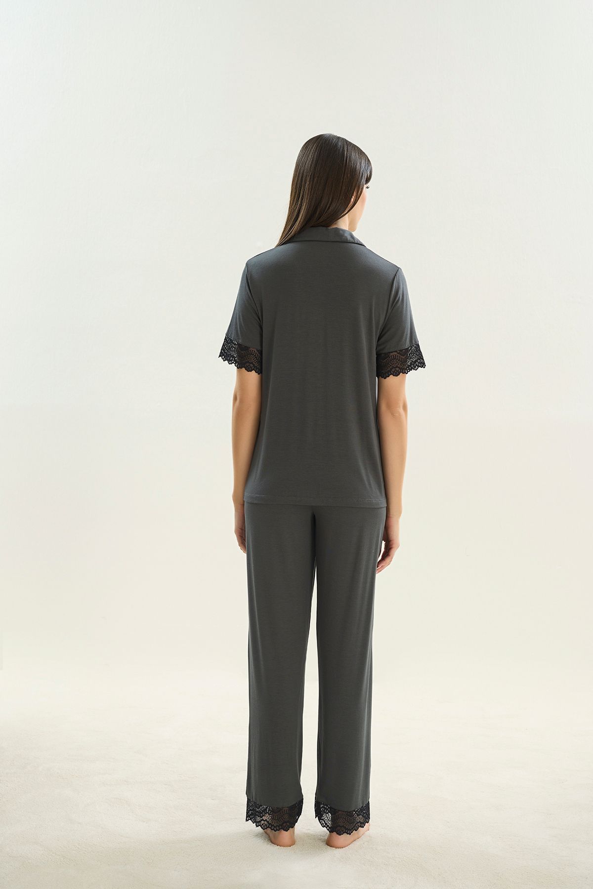 Sevim-15976 Model Buttoned and Comfortable Pajama Set 3