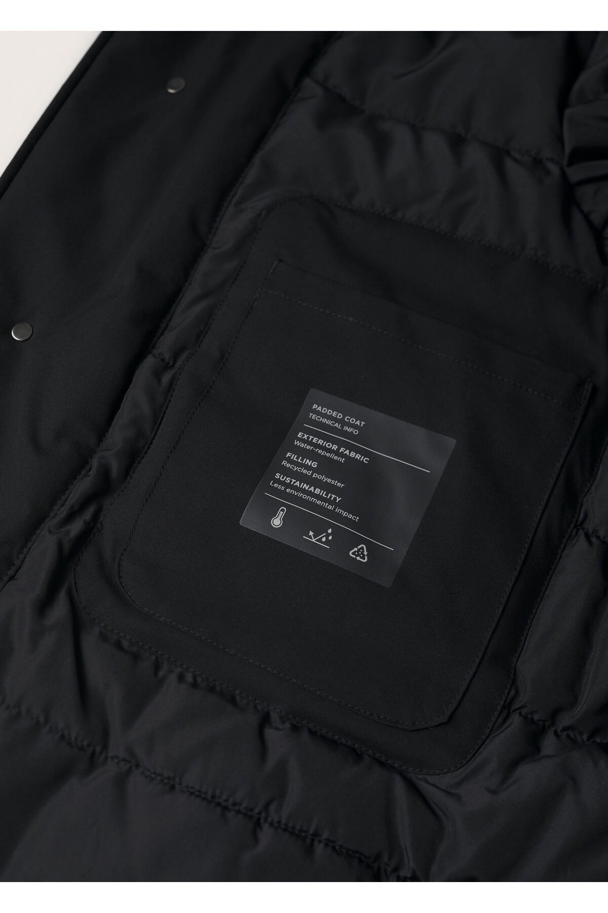 MANGO-Pánská černá parka27050187 9