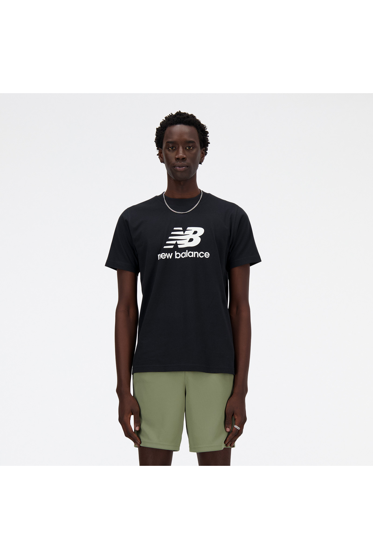 New Balance Sport Essentials Logo T-Shirt Black S/S Top