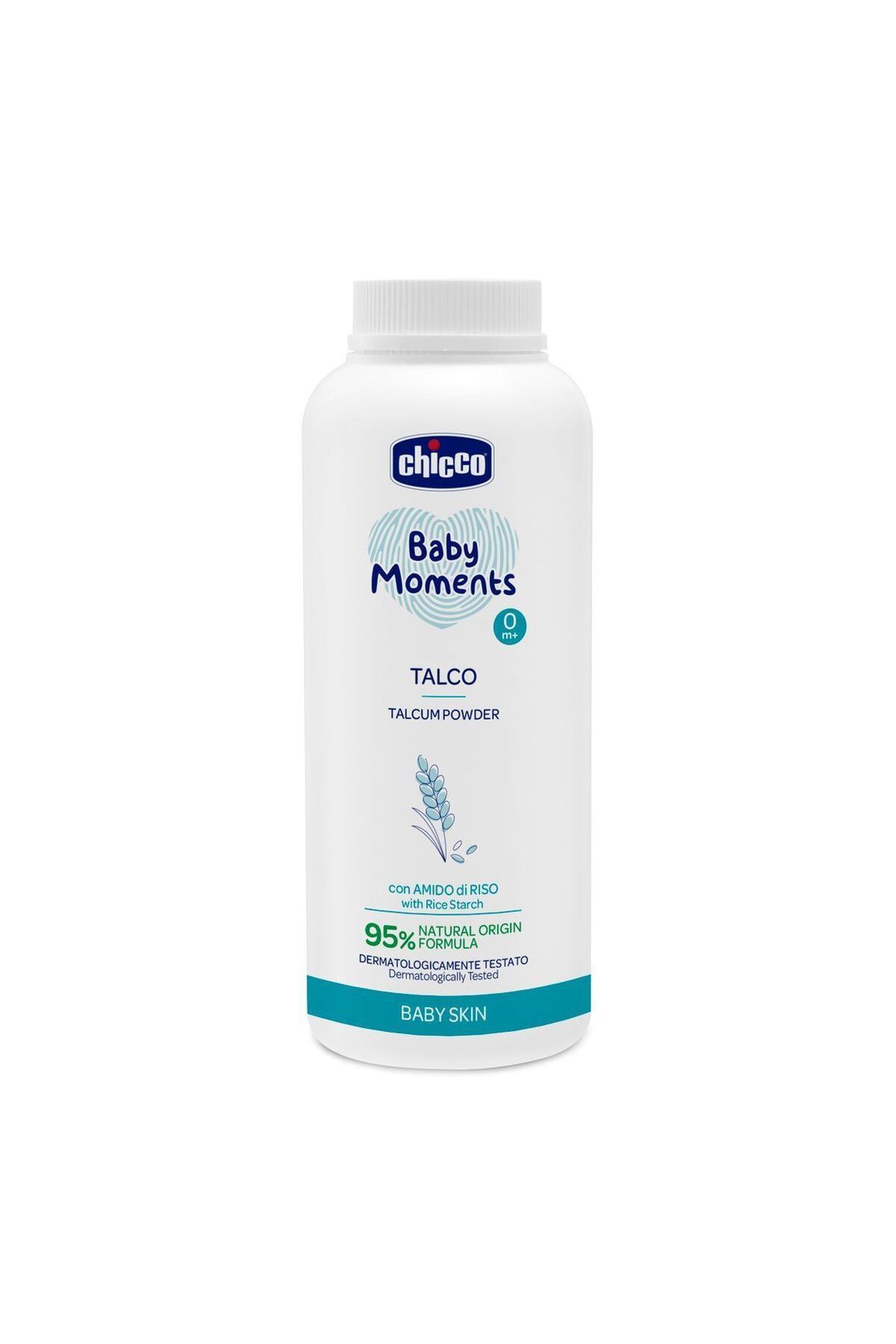 Натуральный тальк Chicco Baby Moments 150 гр 00010397000000