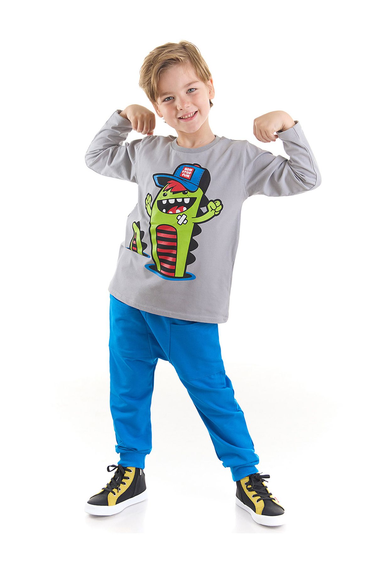 Denokids Nonstop Fun Boy футболка и брюки комплект CFF-22S1-083