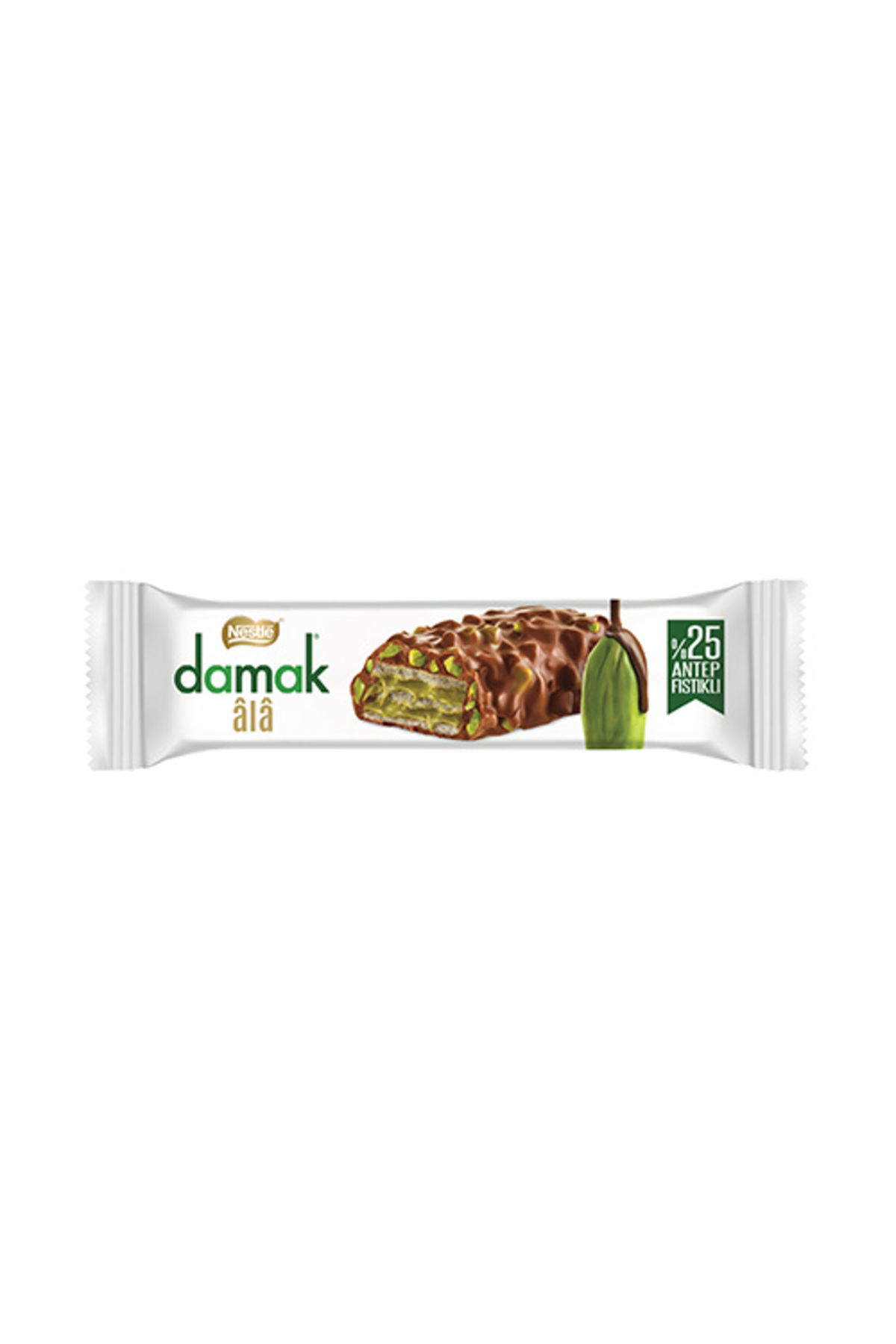 Damak Ala Antep Fıstıklı Gofret 30 gr X 2ad