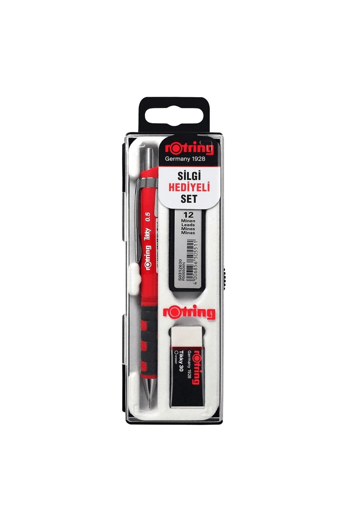 Rotring Tikky0,5 Versatil Pencil Red Set Rotring Tikky Versatil School Set 0,5