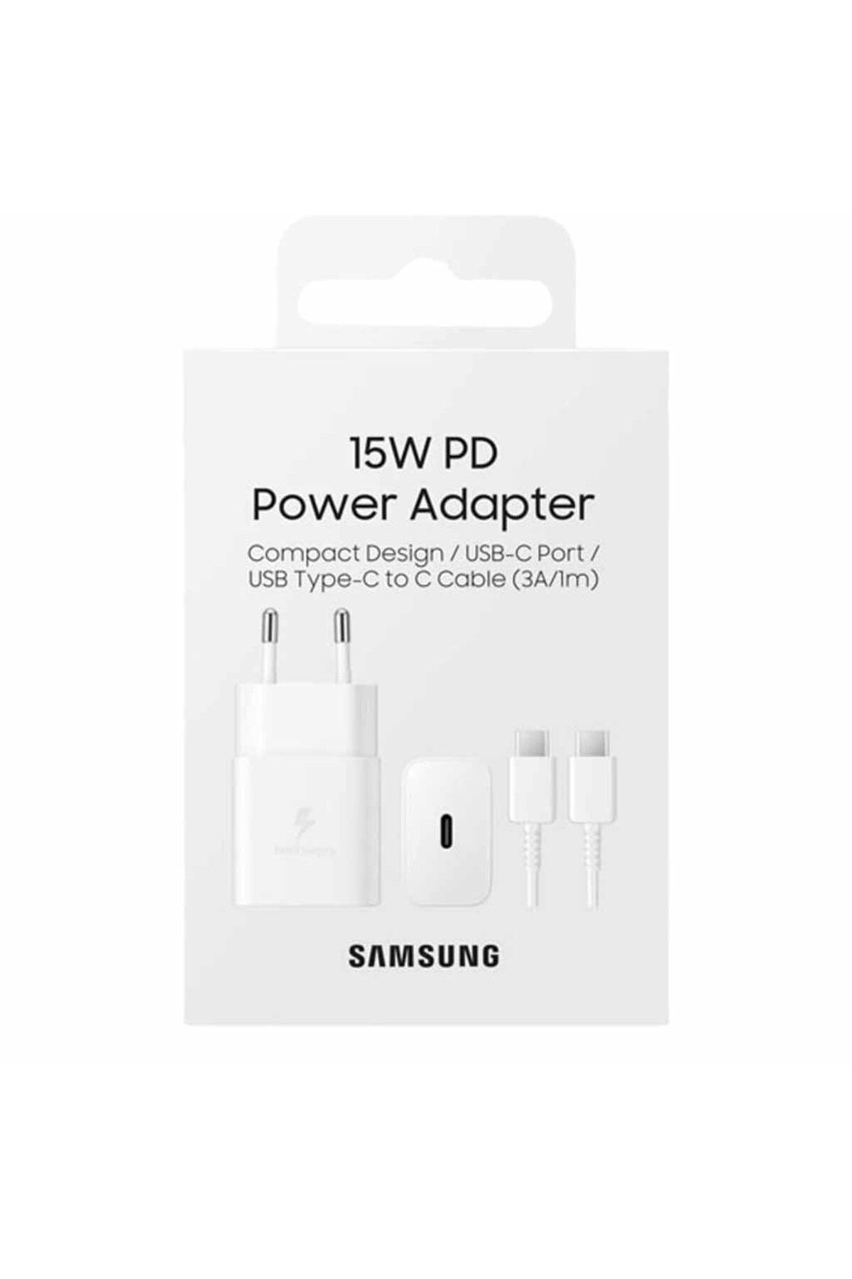 15 Watt USB Type-C hızlı şarj adaptörü, kablolu şarj cihazı