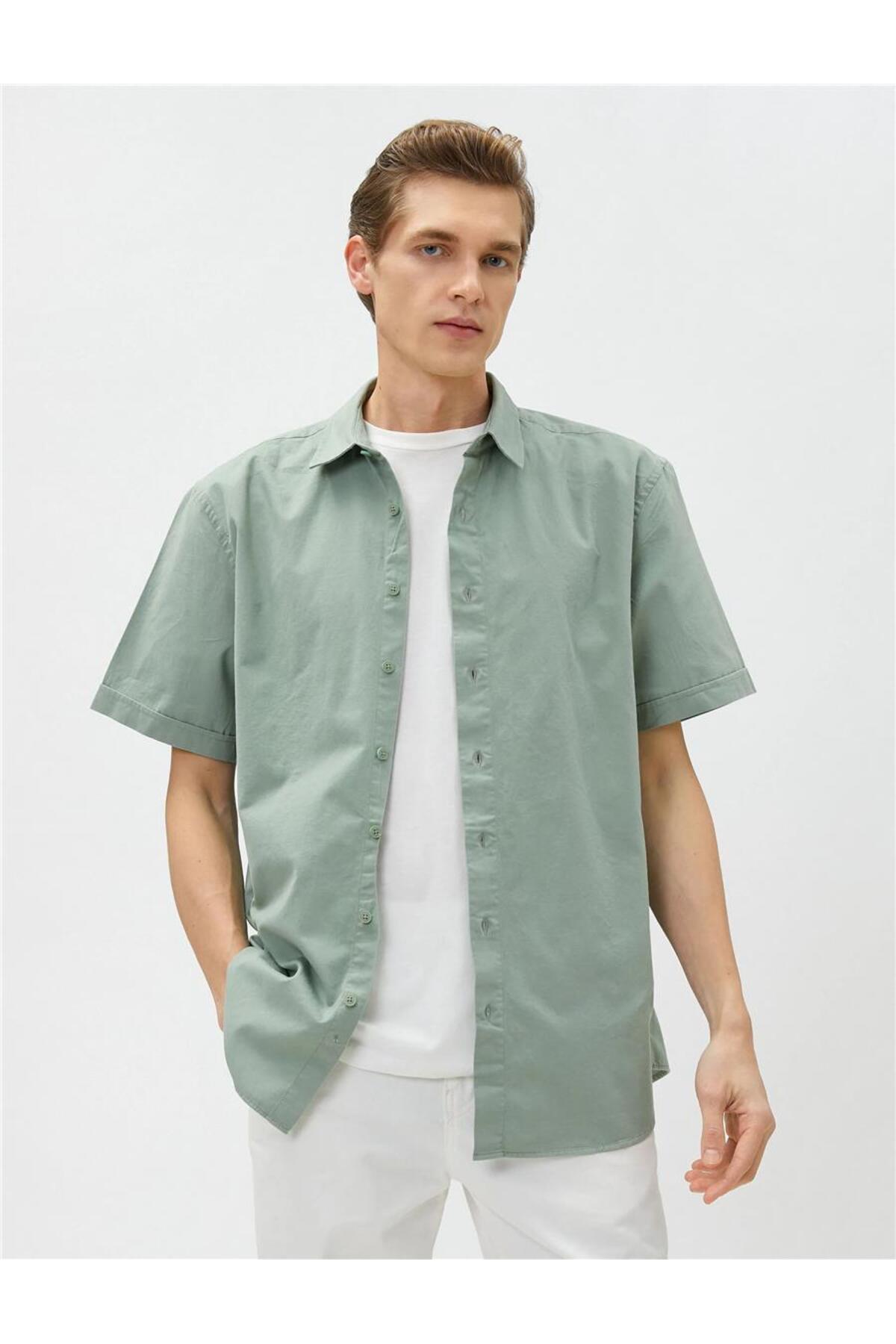 پیراهن مردانه کوتون | 3SAM60002HW01.04.05.03 Koton - Image 3