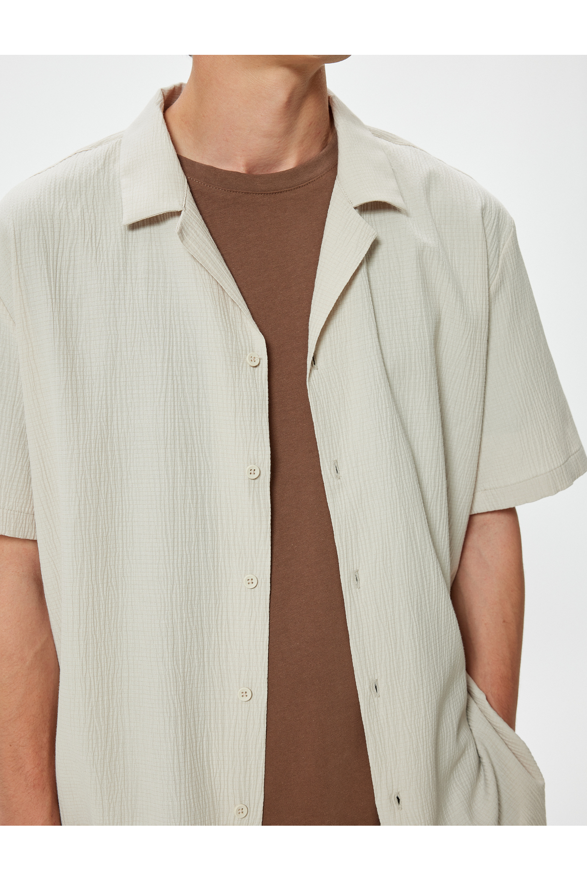 پیراهن مردانه کوتون | 4SAM60215HW Koton - Image 5