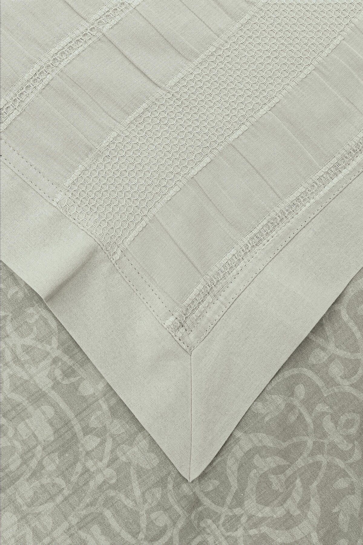 RİVER 3 PARÇA TEK KİŞİLİK PİKE 170x230 cm, FITTD. ÇARŞAF , YASTIK KILIFI TAKIMI %100 PAMUK 4