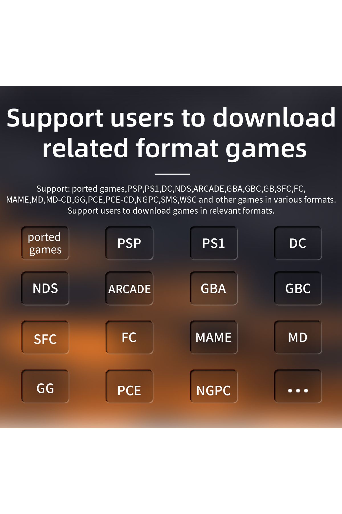 Choice-ANBERNIC RG35XX H - 3.5 inch IPS Screen Linux Handheld Game Console H700 Retro Video Games Player 5