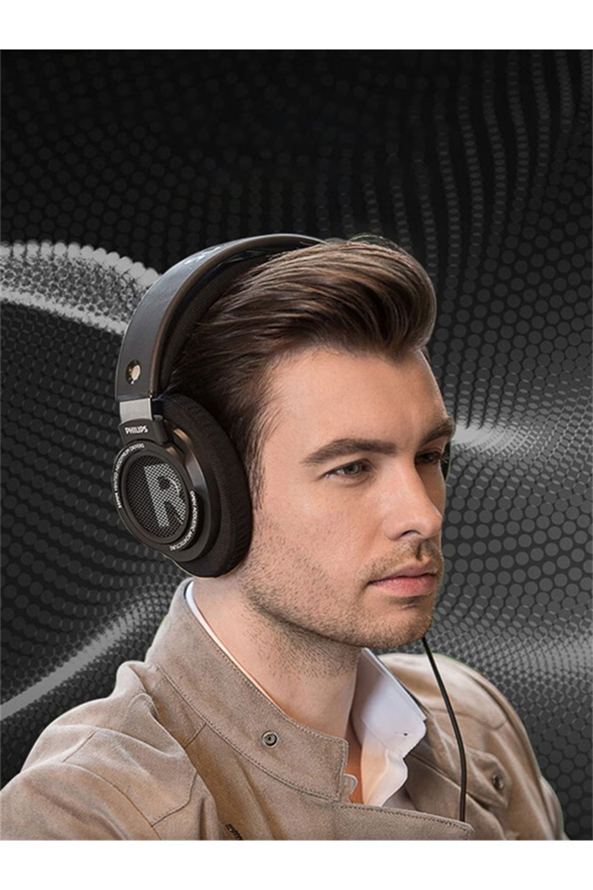 Philips-SHP9500 Headphone HiFi Stereo Wired Earphone Computer Online Learning Earbuds Esports Gam... 8