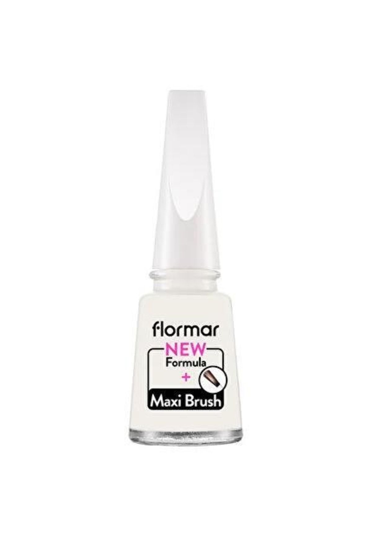 Лак для ногтей Flormar Shiny (БЕЛЫЙ) — Эмаль для ногтей — 319 White Dance — 8682536035880 9052991