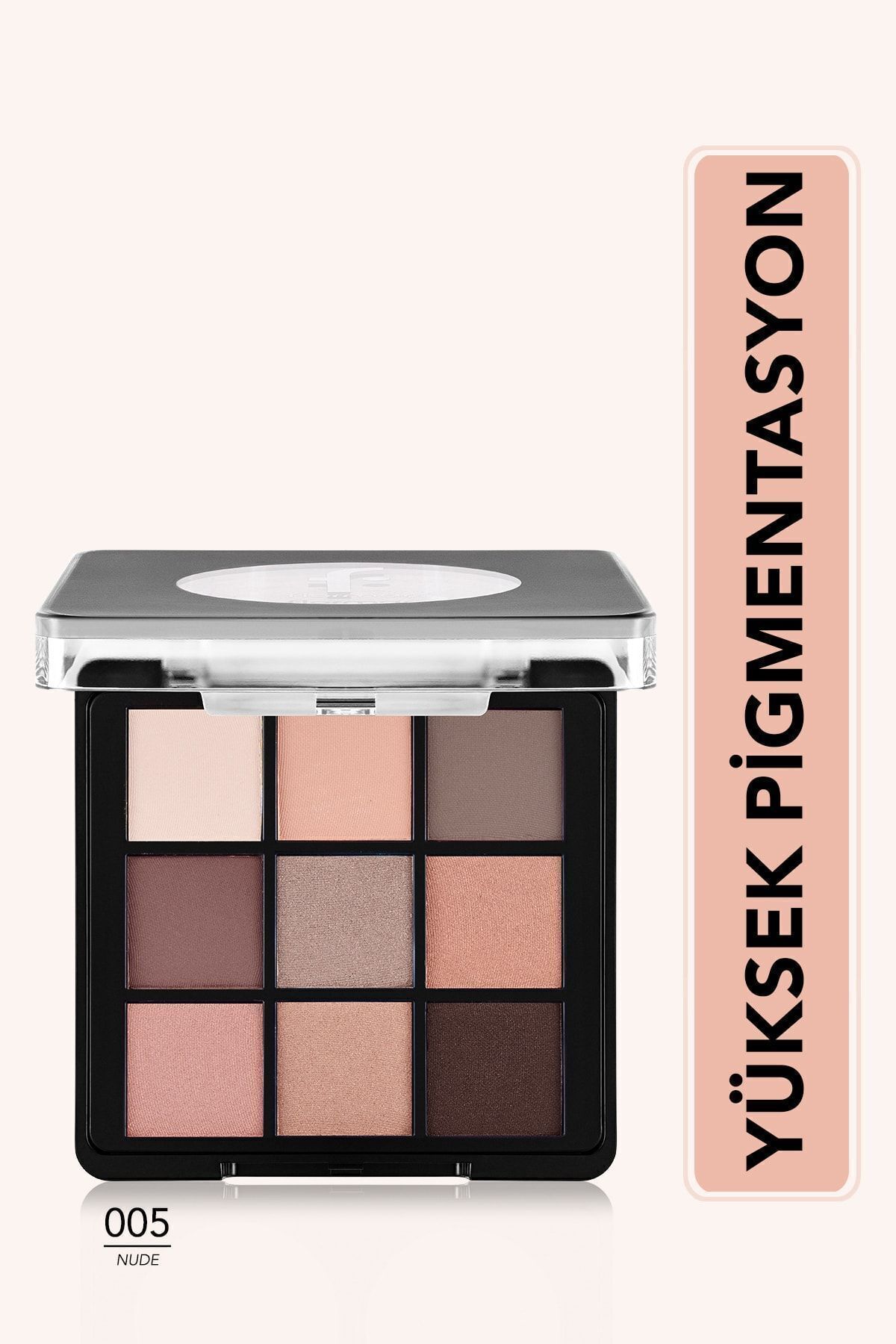 Flormar Matte & Shimmer Creamy Eyeshadow Palette — Eye Shadow Palette — 005 Nude Dude — 8682536048477 6591