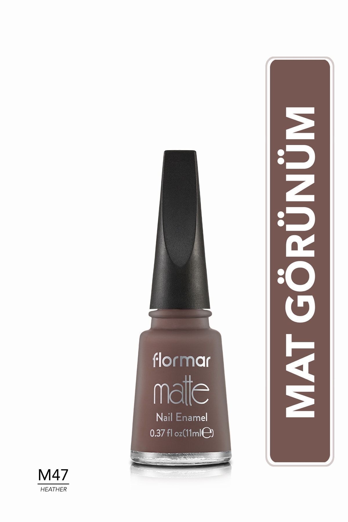 Лак для ногтей Flormar - Матовая эмаль для ногтей M47 Хизер 8690604534166 0414044-M47