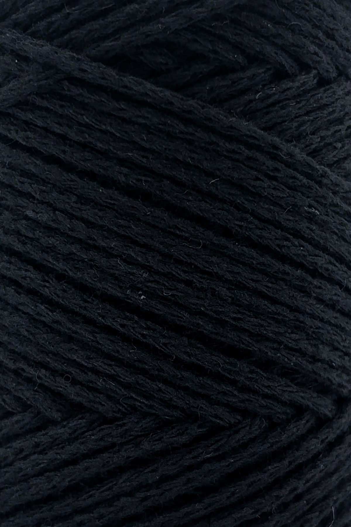 SENSY-Snur de macrame din bumbac negru - Geanta Supla cu lant de 2 mm 2