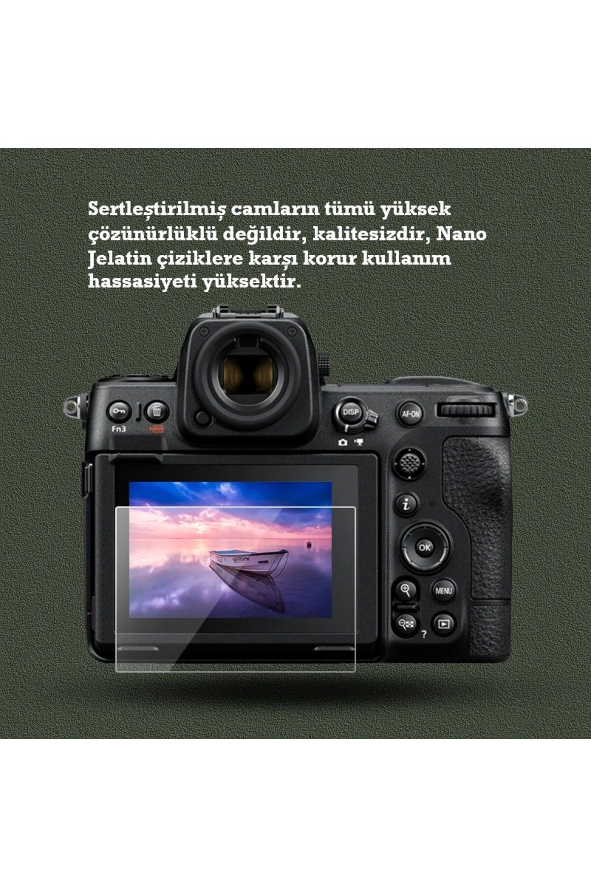CDA STORE-EOS 4000D - Rebel T100 Compatible 3-Pack Camera, LCD Screen Protector, Nano Gelatin 2