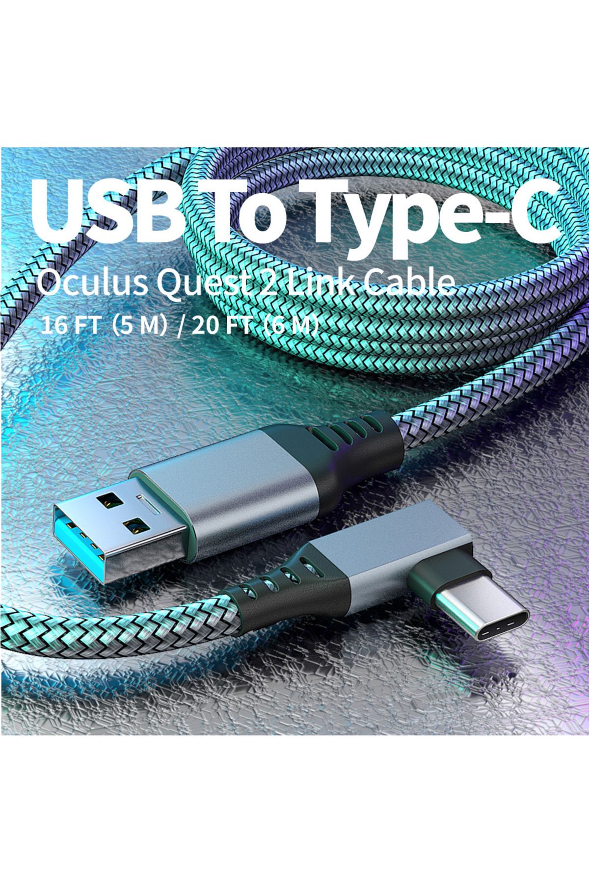 Choice-Link Cable 3 6 5M USB A To Type C For Oculus Quest 2 Quest2 Accessory Virtual Reality VR Glasses ... 4