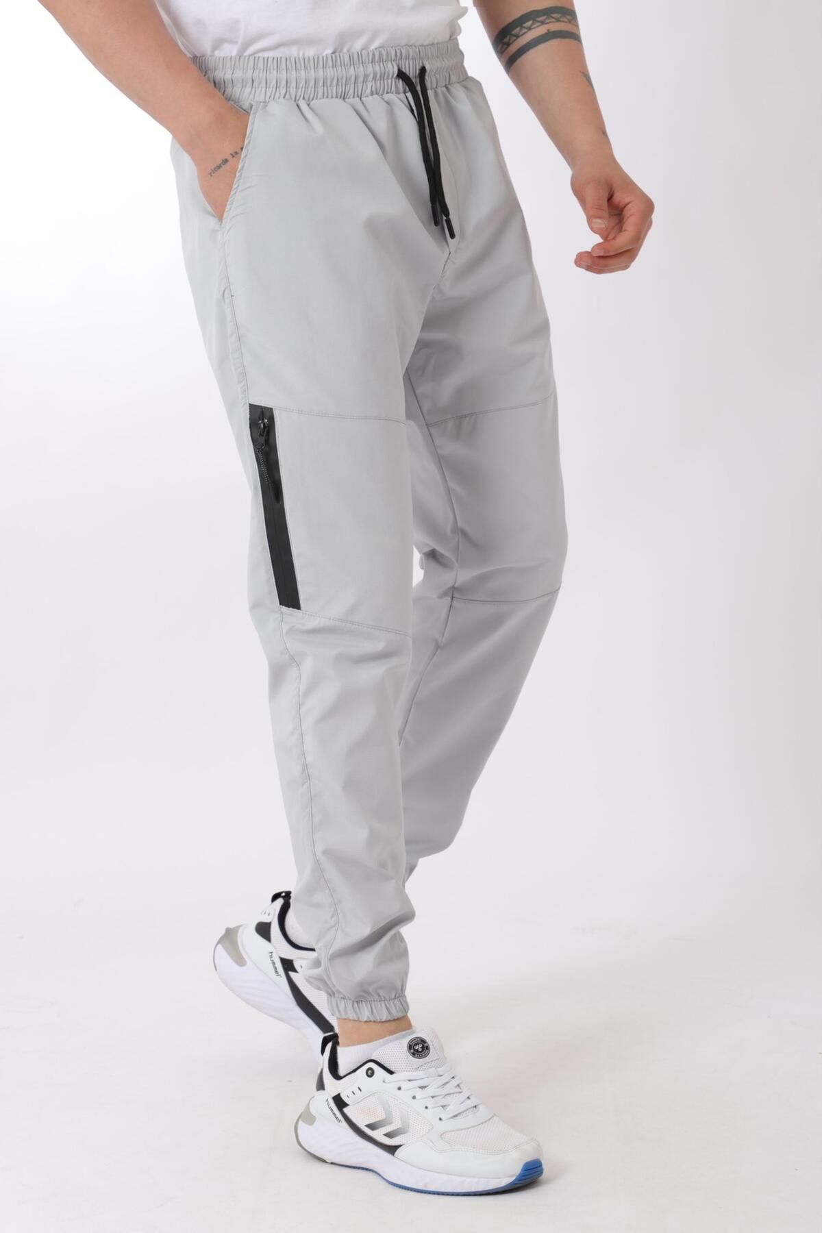 Stilkombin-Parachute Fabric Cargo/Jogger Bottom with Side Pockets - PLDP 04_70095 3