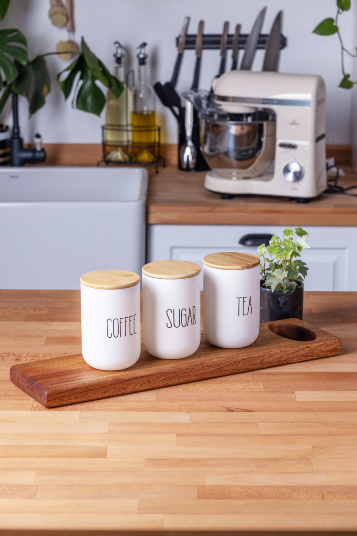 FH finehome-Glassie 3-Piece Large Storage Container Set 4