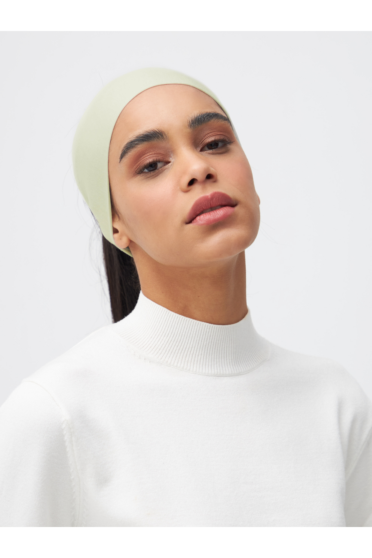 Bandana Bonnet | Color: Lime Cream | Hijab Bandana