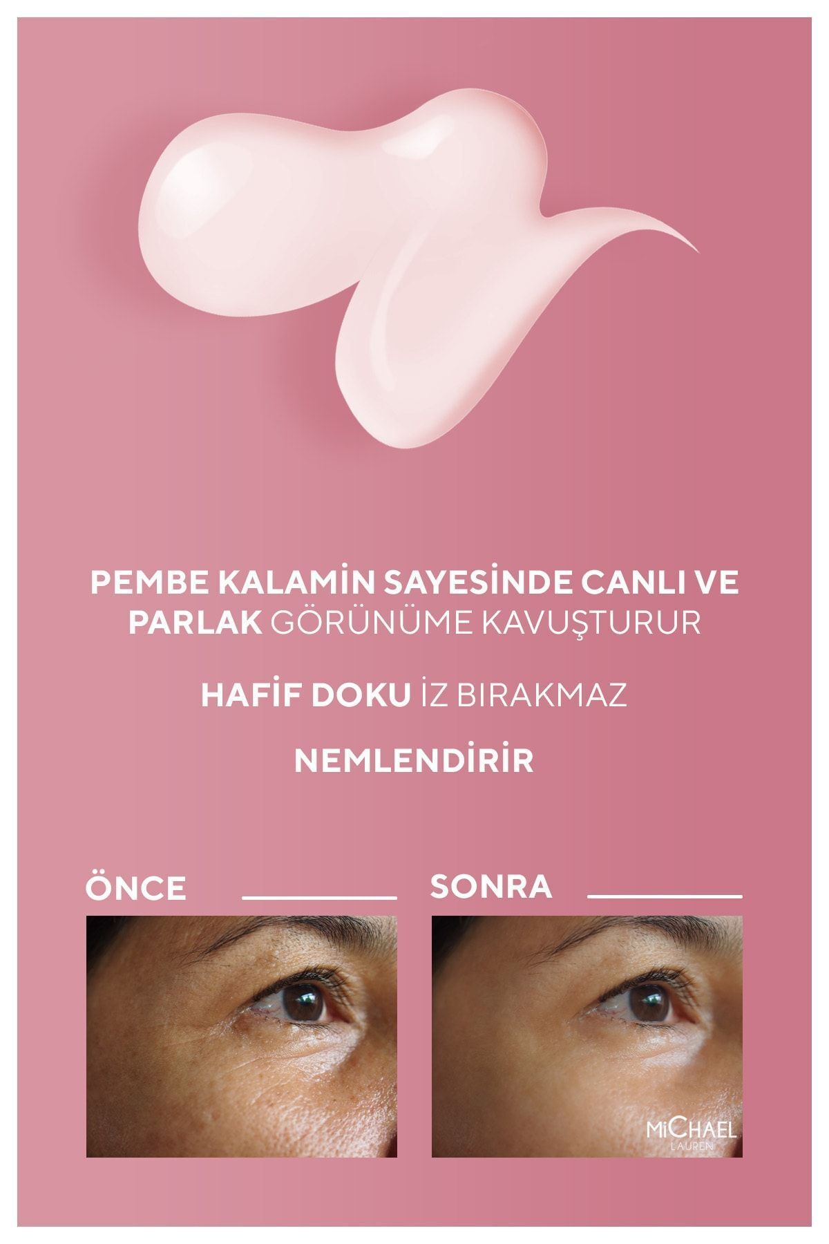 ست کرم ضد آفتاب مرطوب کننده استیل برای همه SKIN+SKIN PINK 2 LI Michael Lauren