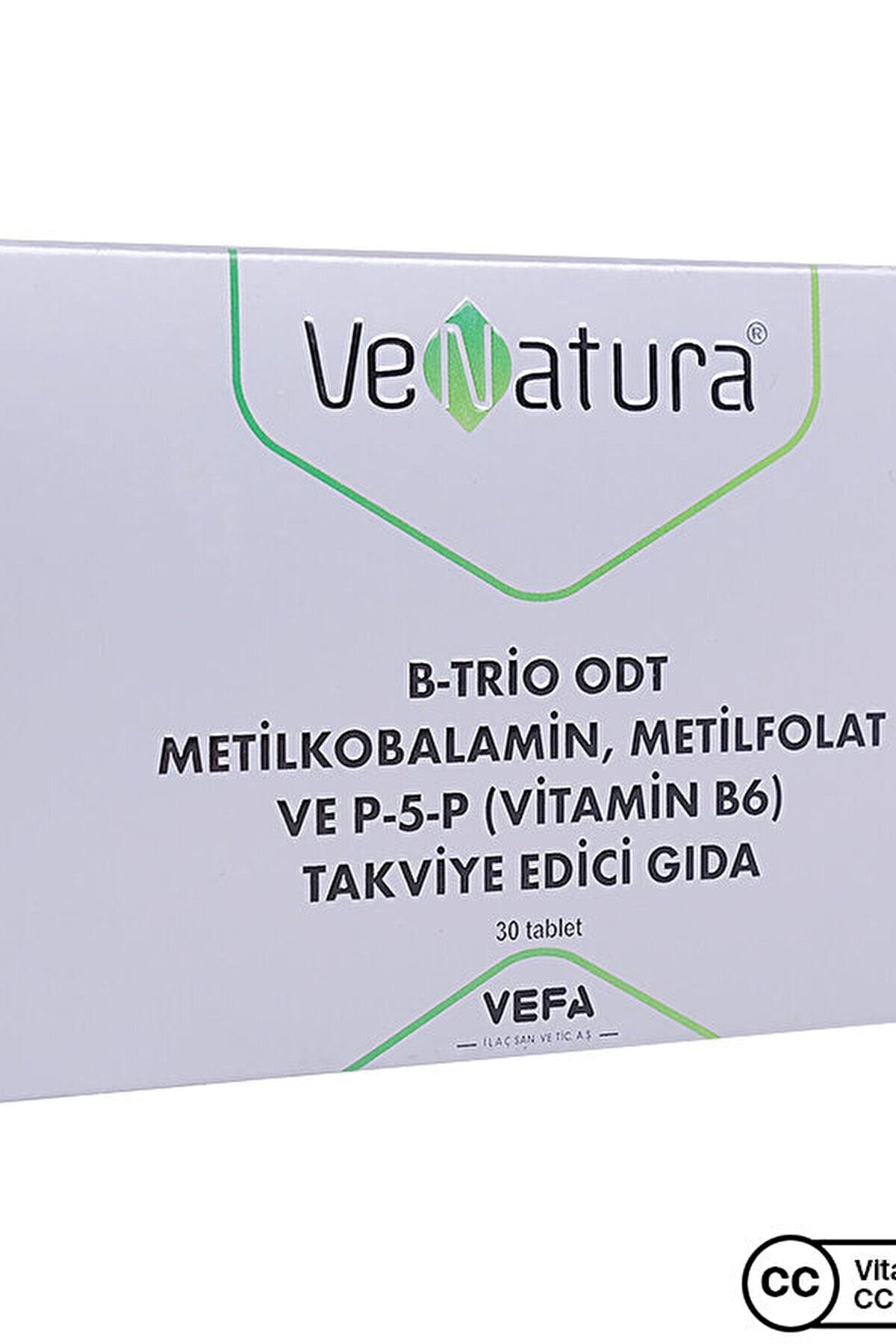 B-trio Odt Methylcobalamin, Methylfolate And P-5-p (vitamin B6) 30 Tablets