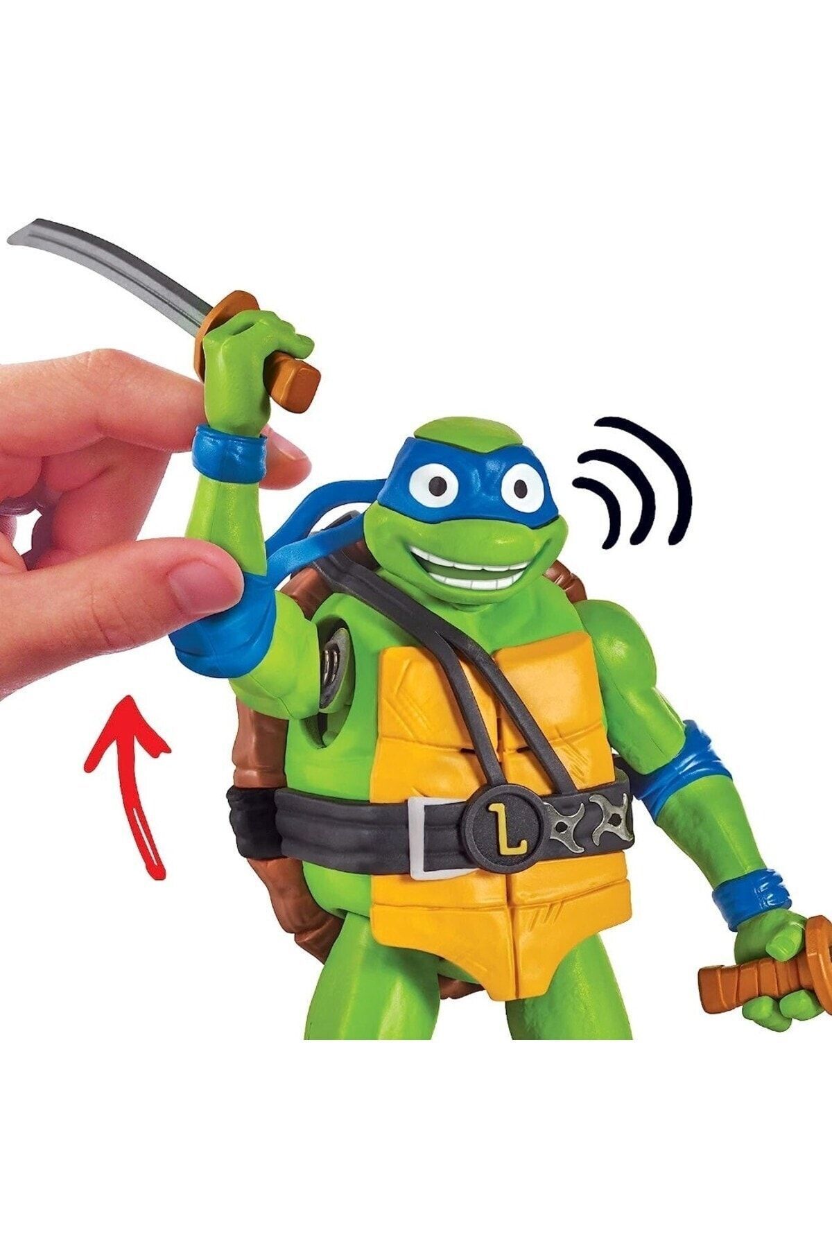 TMNT-شخصيات سلاحف النينجا الفاخرة ليوناردو مع الصوت 2