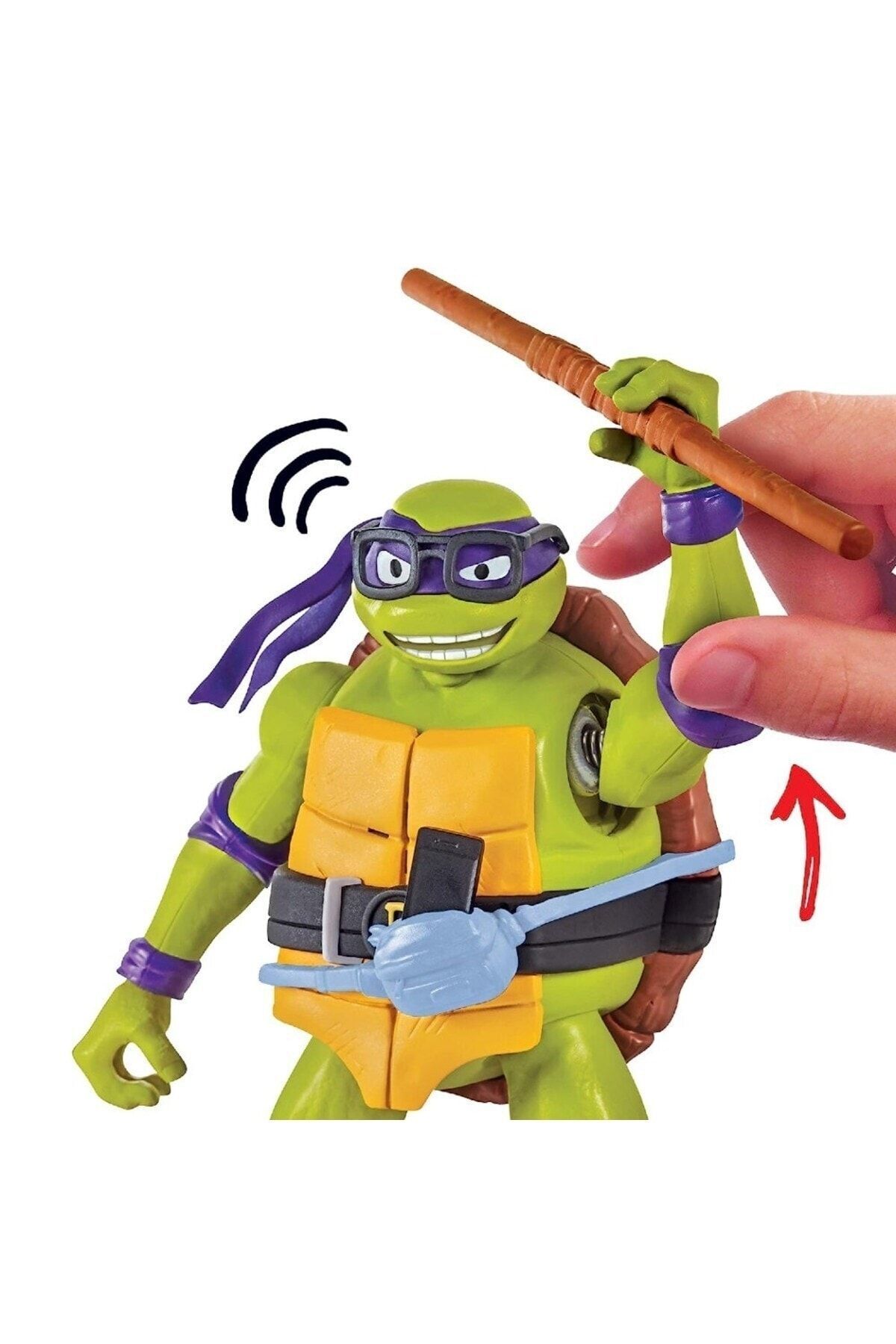 TMNT-شخصيات سلاحف النينجا الفاخرة دوناتيلو مع الصوت 2