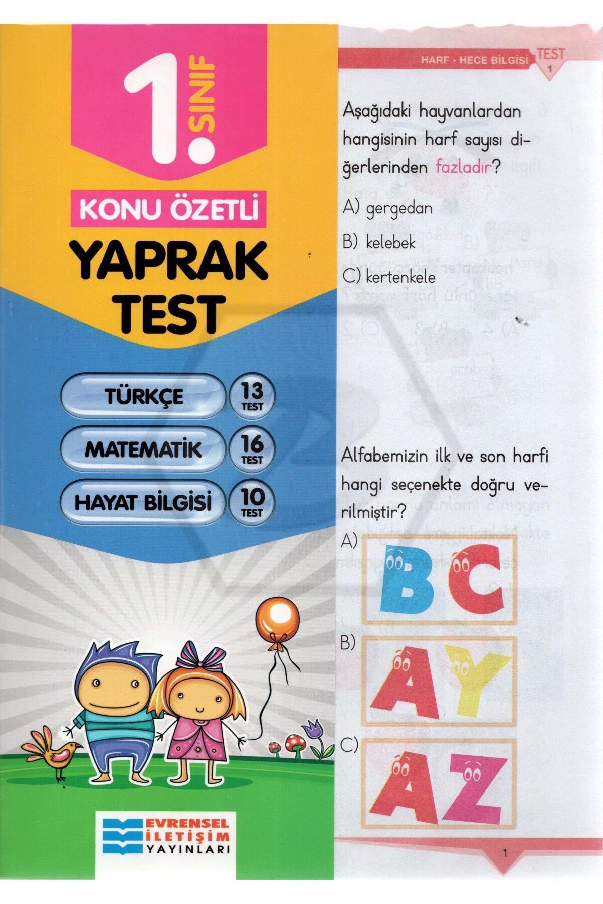 Evrensel İletişim Yayınları Evrensel İletişim 1-й класс Все курсы Yaprak Test 2023 0001821094001