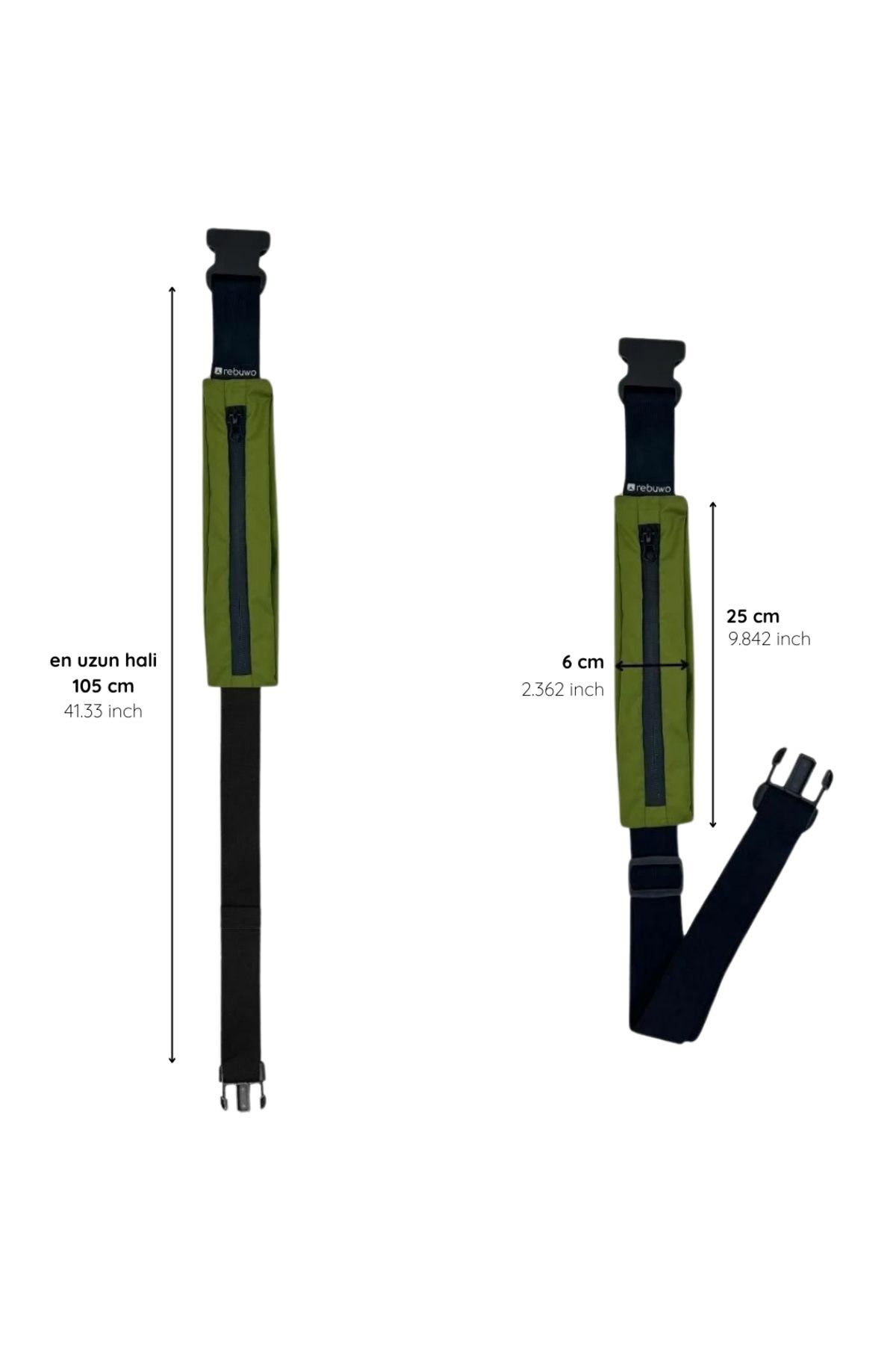 Rebuwo  Çok Fonksiyonlu Sporcu Bel Çantası - Görsel 3