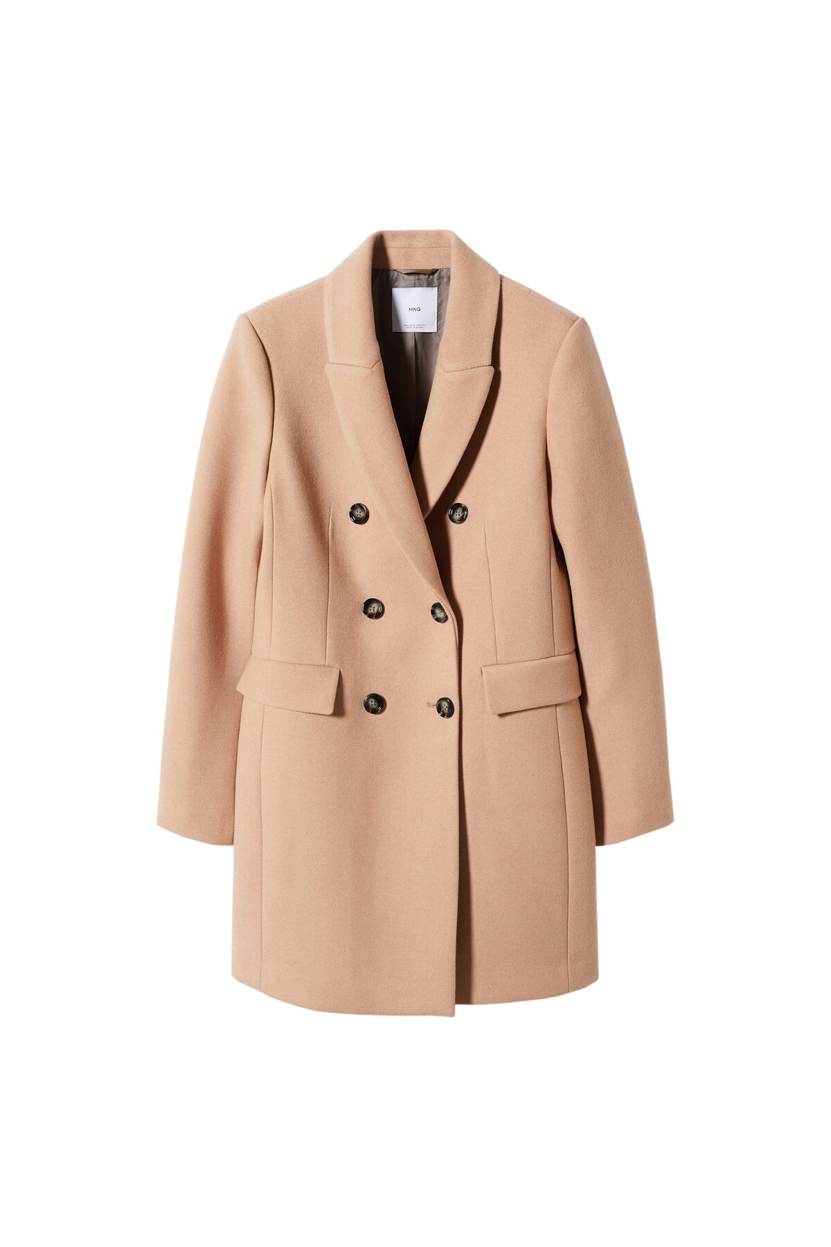 MANGO  Koyu Camel Kadın Palto 47050039 - Görsel 4