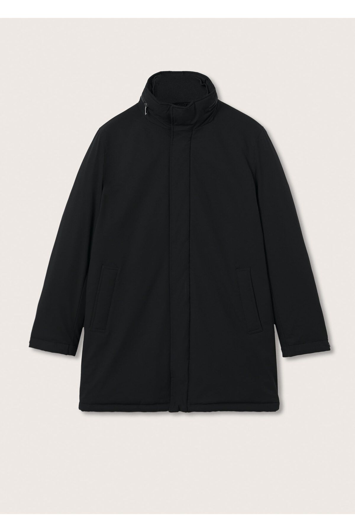 MANGO-Pánská černá parka27050187 3