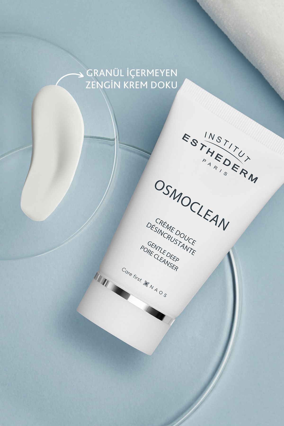 Osmoclean Gentle Deep Cleanser Pore Purifying Shine پاک کننده بافت کرمی 75ML INSTITUT ESTHEDERM