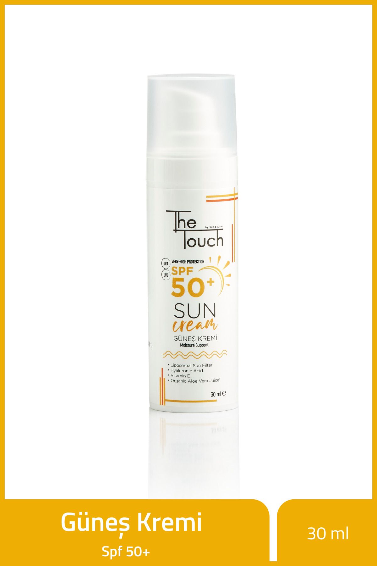 Солнцезащитный крем The Touch By Seda Gold SPF 50 G10170523K