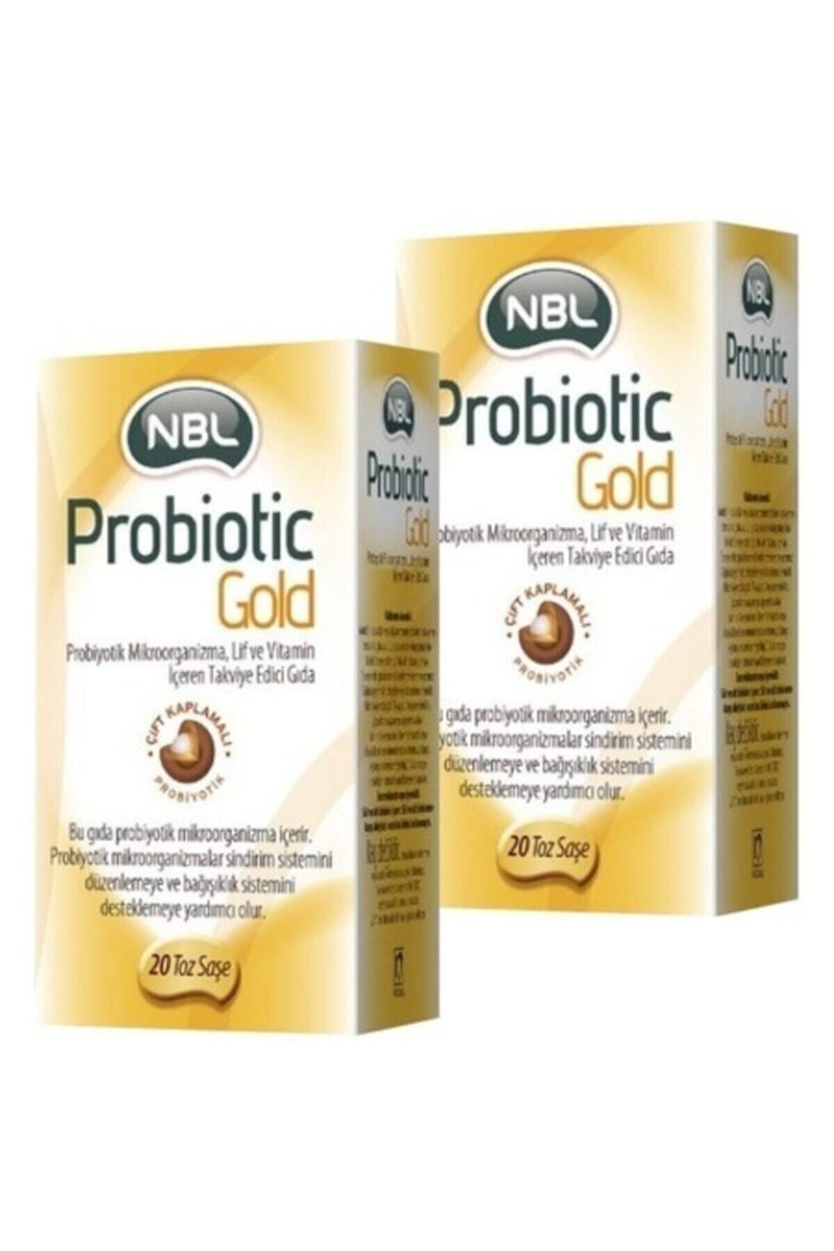 NBL Probiotic Gold 20 пакетиков-стиков, 2 упаковки, пакет преимуществ NBLPROGOLD204K2LIPAK