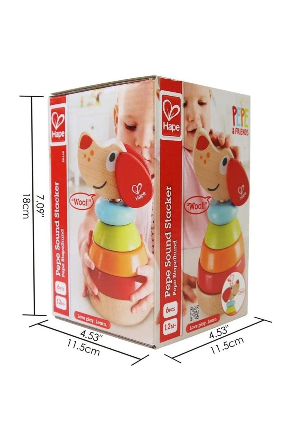 Hape-Pepe Ring Tower Sound Toy 8