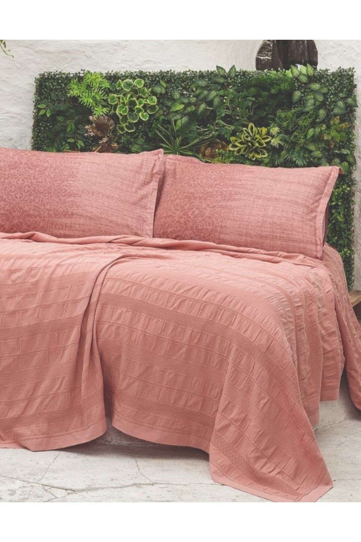 Altınbaşak RİVER 4 PARÇA ÇİFT KİŞİLİK PİKE (230X250), FITTD. ÇARŞAF , YASTIK KILIFI TAKIMI %100 PAMUK 7