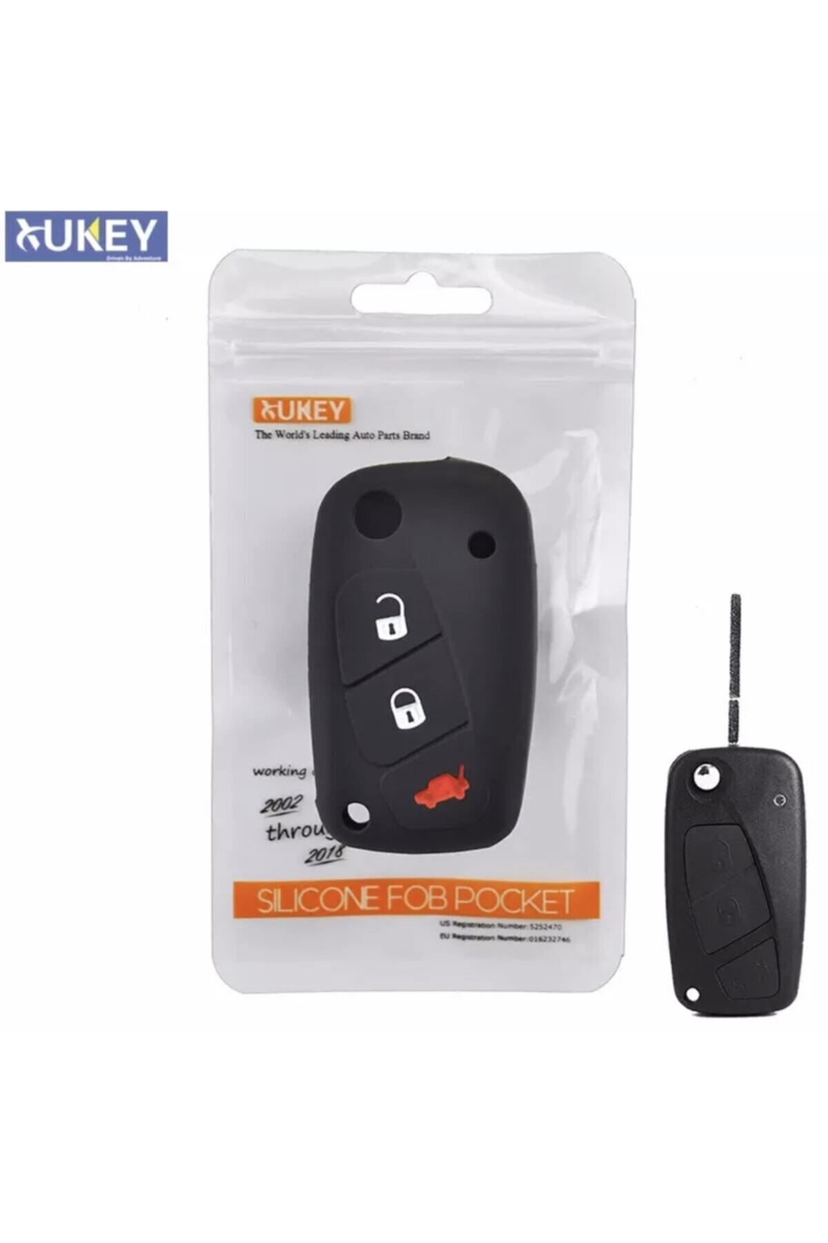 GOMMINO CHIAVE TASTI TELECOMANDO Per FIAT DUCATO DOBLO - Foto 2