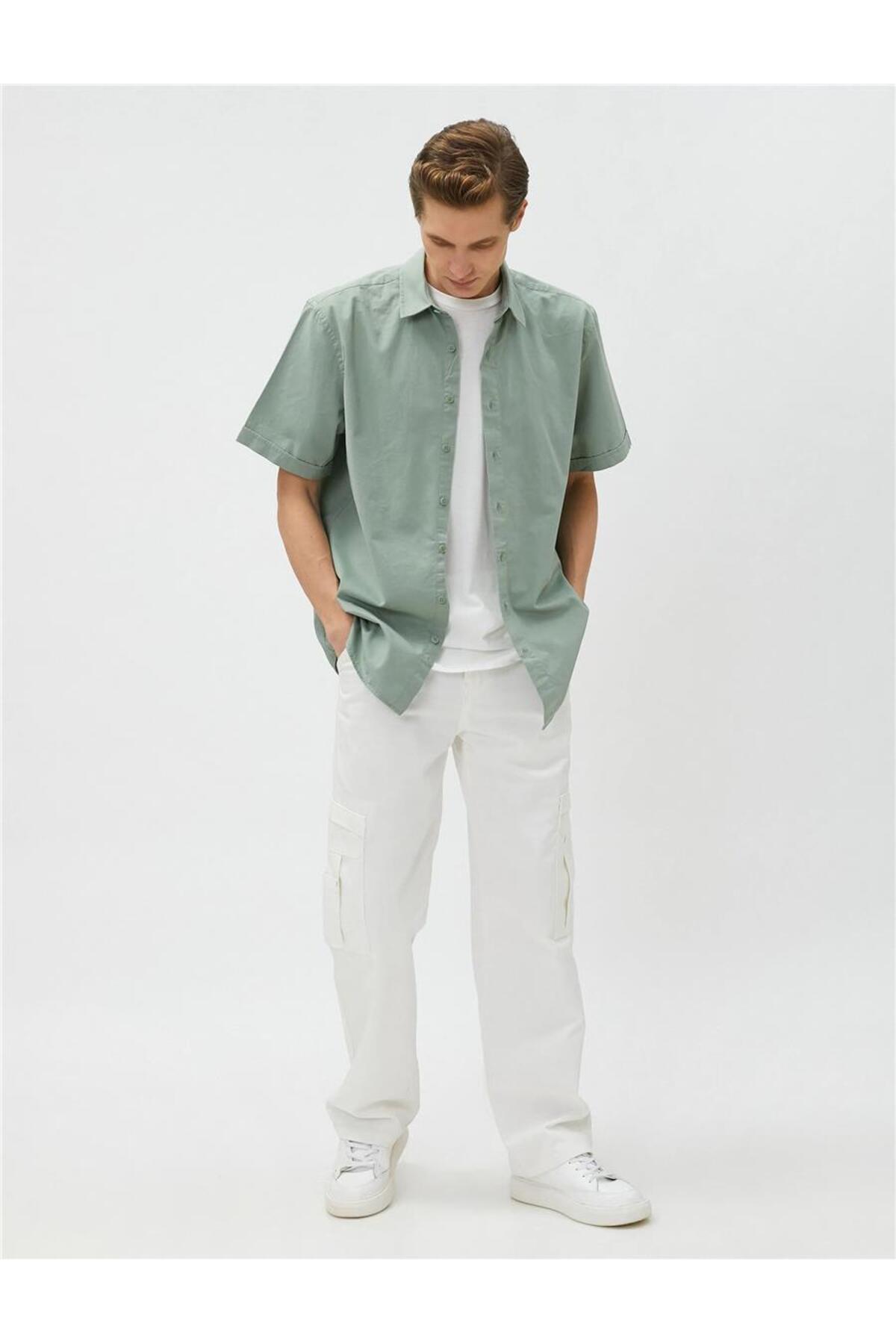 پیراهن مردانه کوتون | 3SAM60002HW01.04.05.03 Koton - Image 2