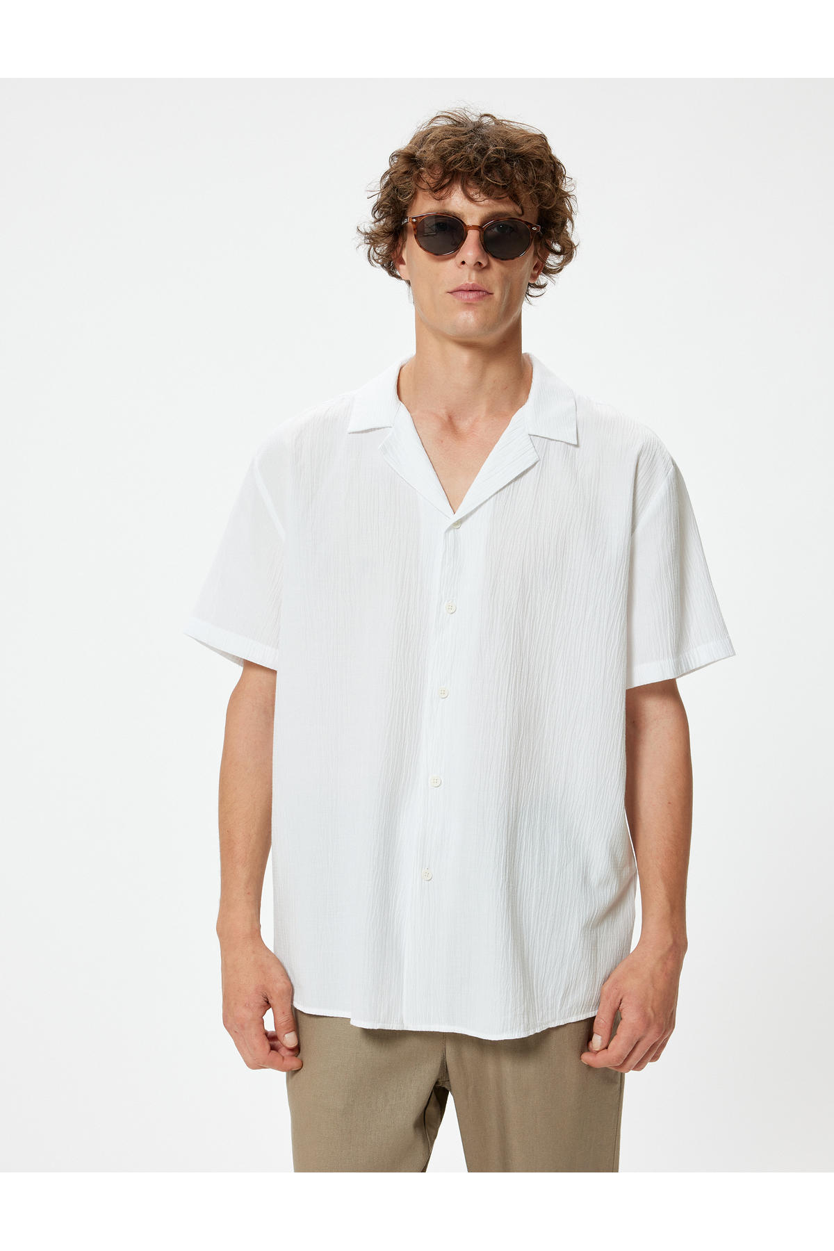 پیراهن مردانه کوتون | 4SAM60215HW Koton - Image 3