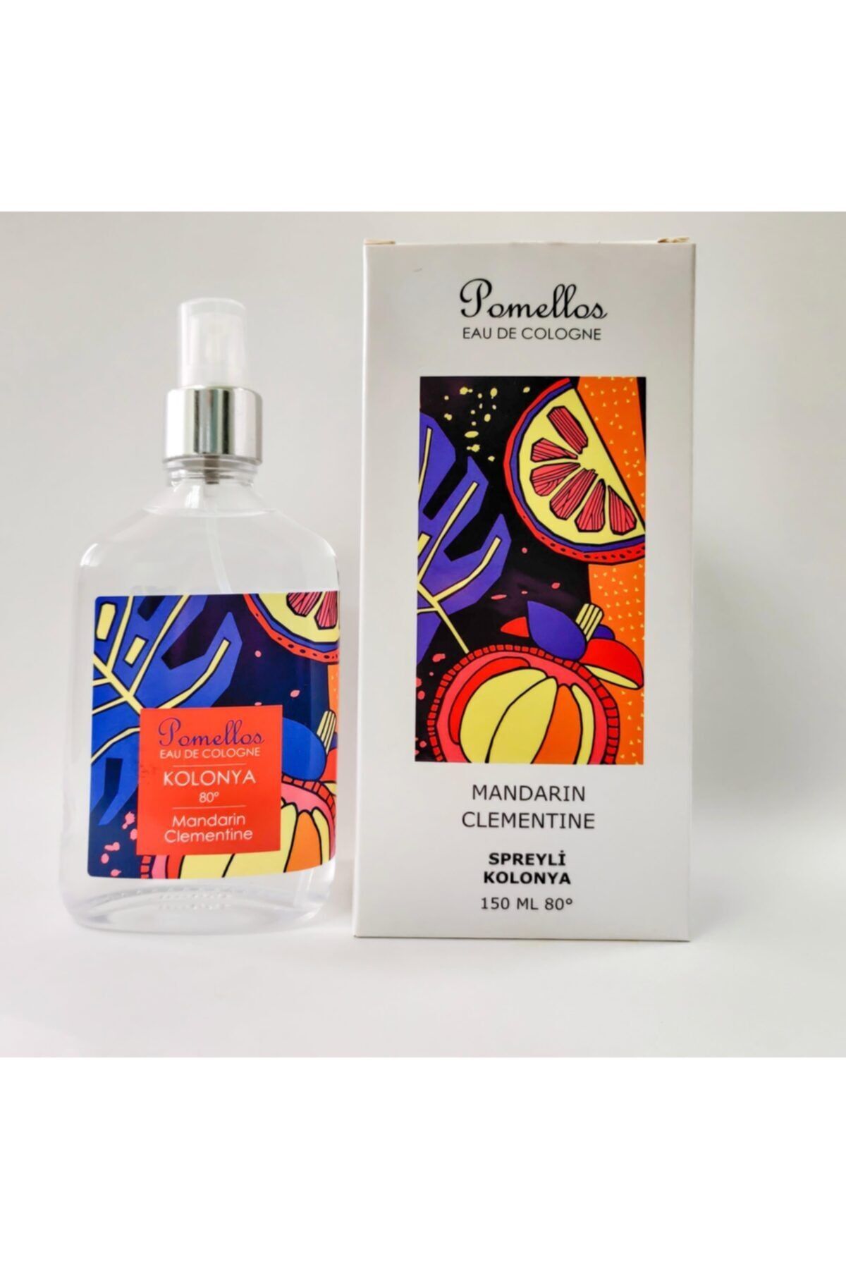 Pomellos Kolonya Mandarın Clementıne (150 Ml, 80 Derece, Spreyli