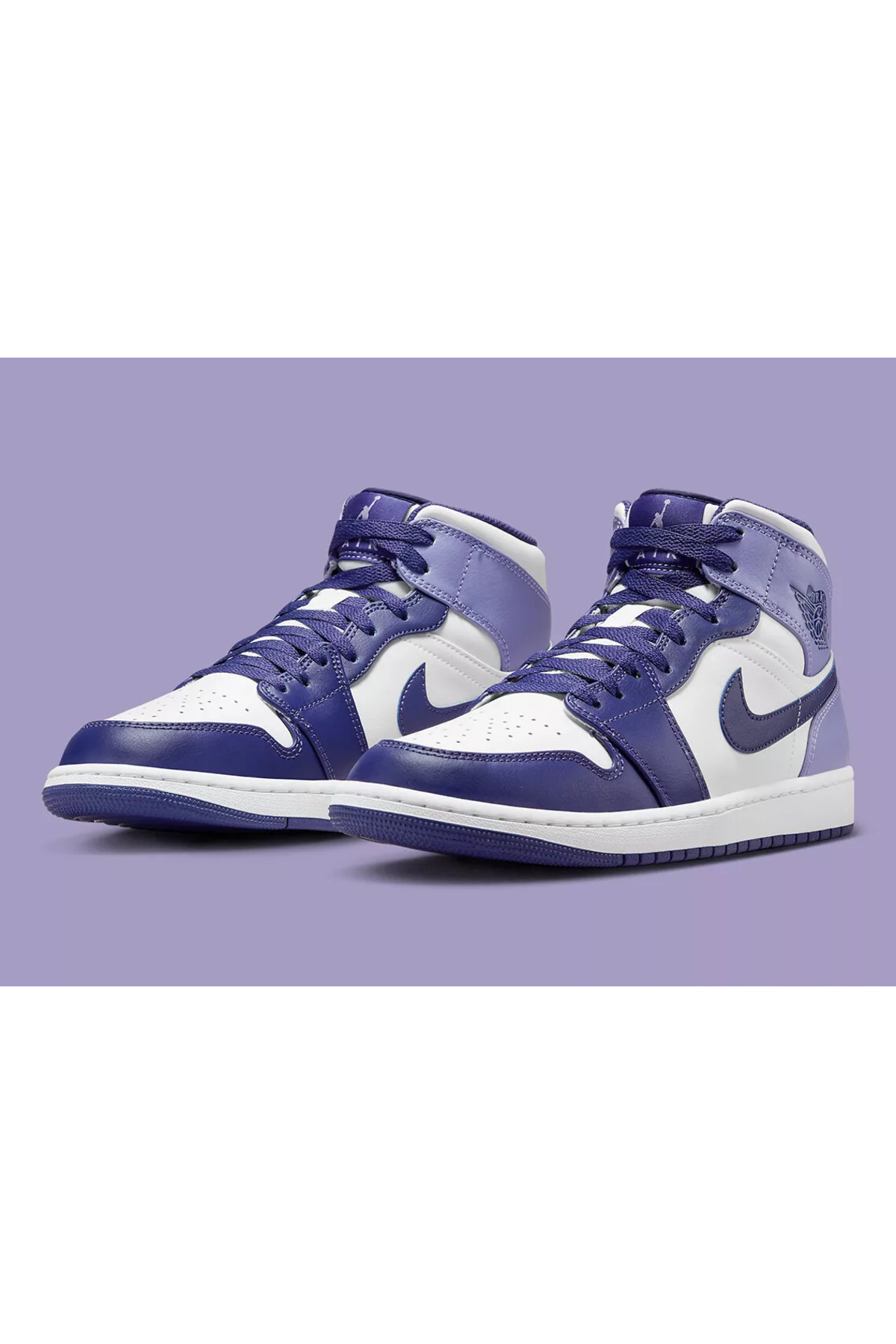 Air Jordan 1 Retro Mid Blueberry Gökyüzü Mor Mavi DQ8426-515