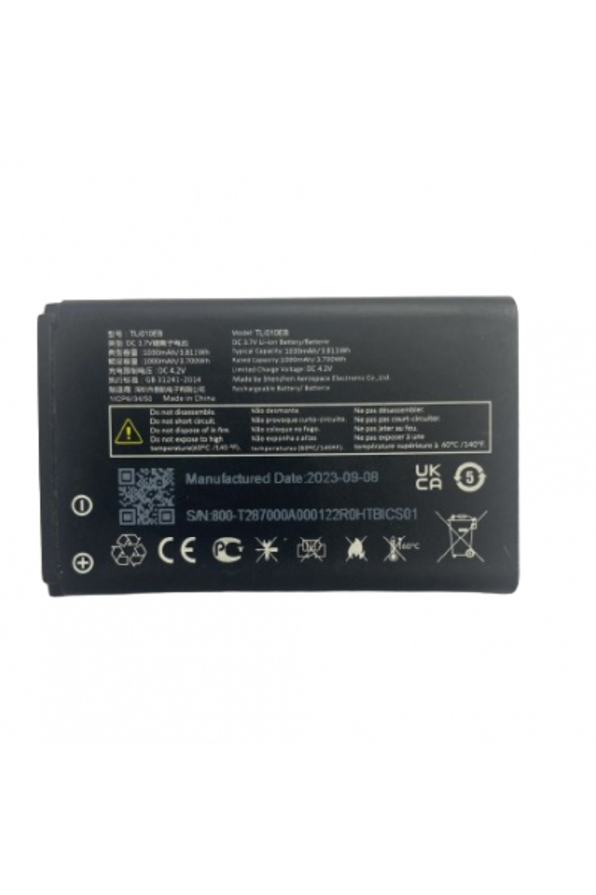 AXYA TCL T302X PİL BATARYA TLİ010EB 1000 mAh