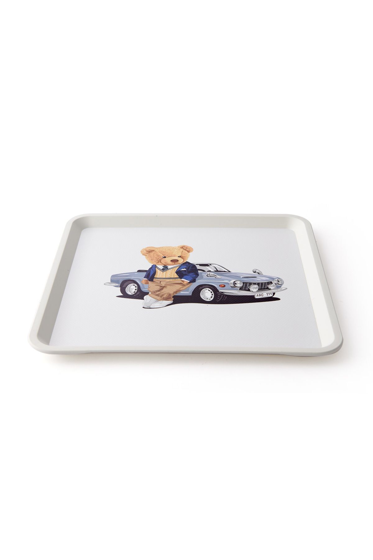 Zucci Home Teddy Bear Square Tray - 32.5x32.5 cm