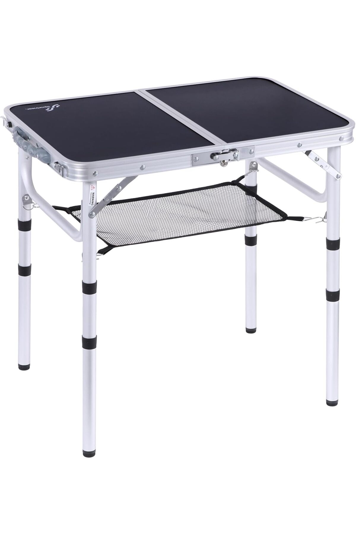 Sportneer-Folding Table with Adjustable Height and Storage - Camping Table with Aluminum Legs 1