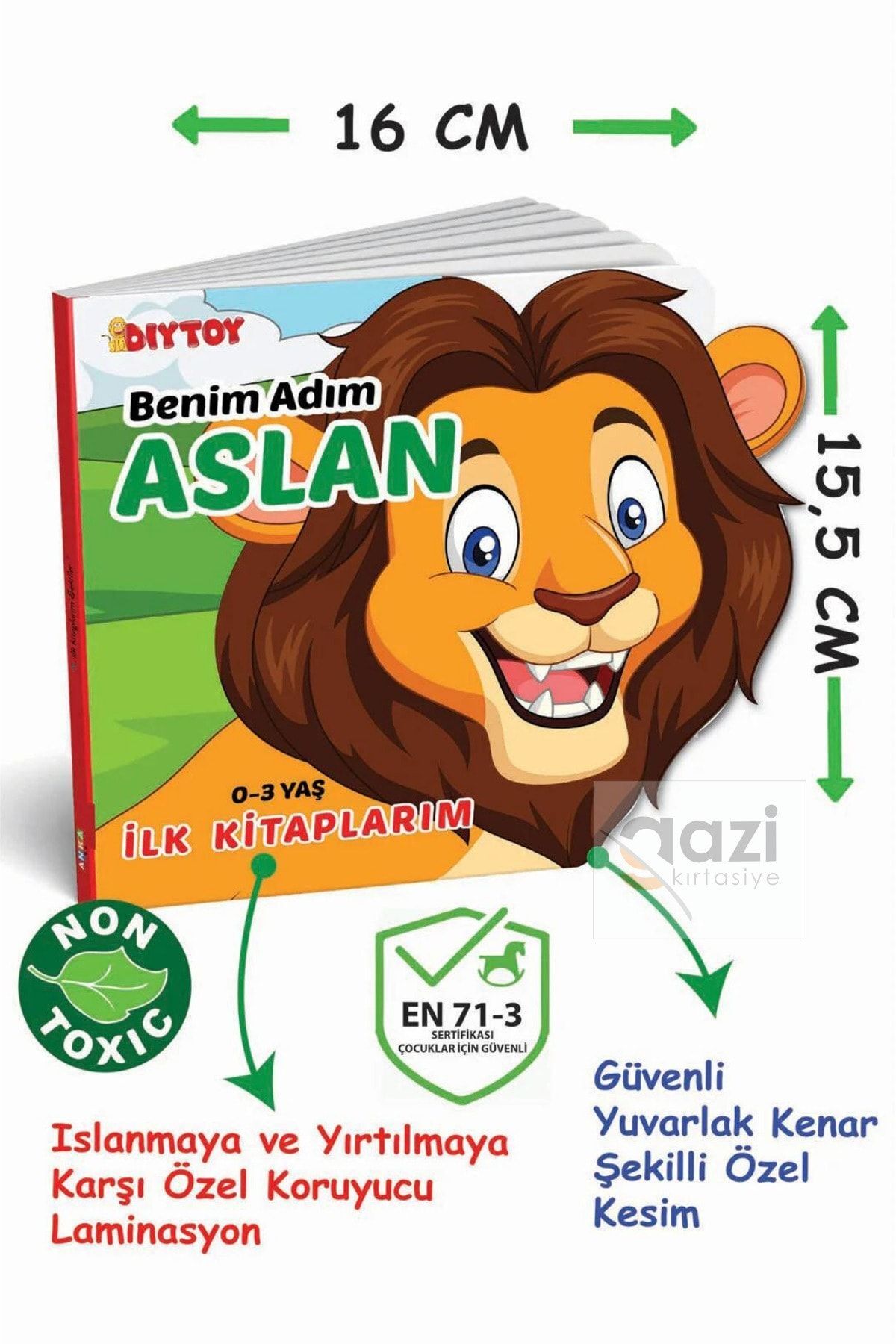 BidiBadi Hayvanlar Ilk Kitaplarım 6'lı Eğitici Kitap Seti -bebeğimin Ilk Kitapları 0-3 Yaş - Ben Kimim Hayvan fotoğrafı 2 (önizleme)