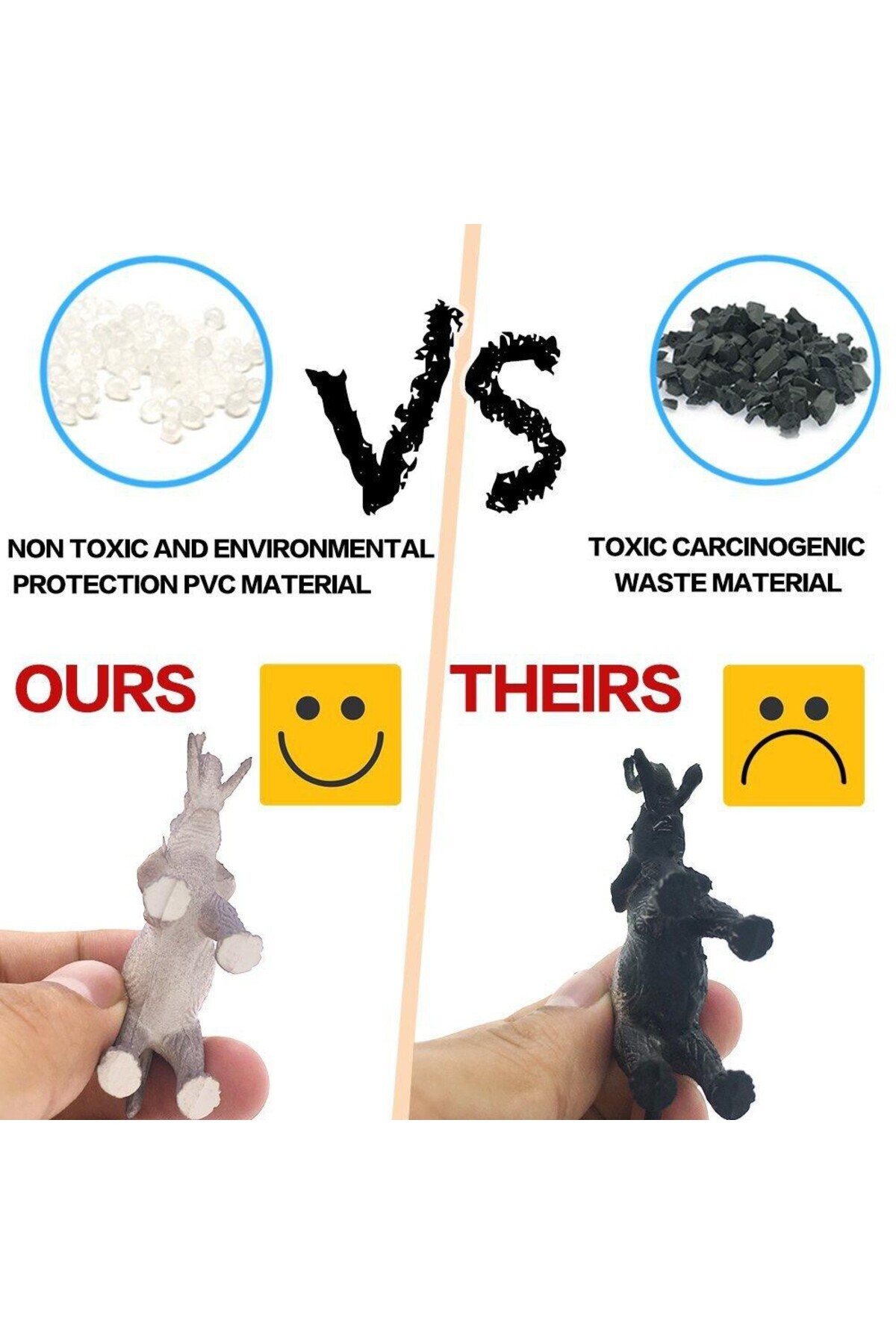 Choice 54 Pcs Mini Jungle Animal Toys Set Realistic Wild Plastic Animals Learning Toys Elephant Gazelle...