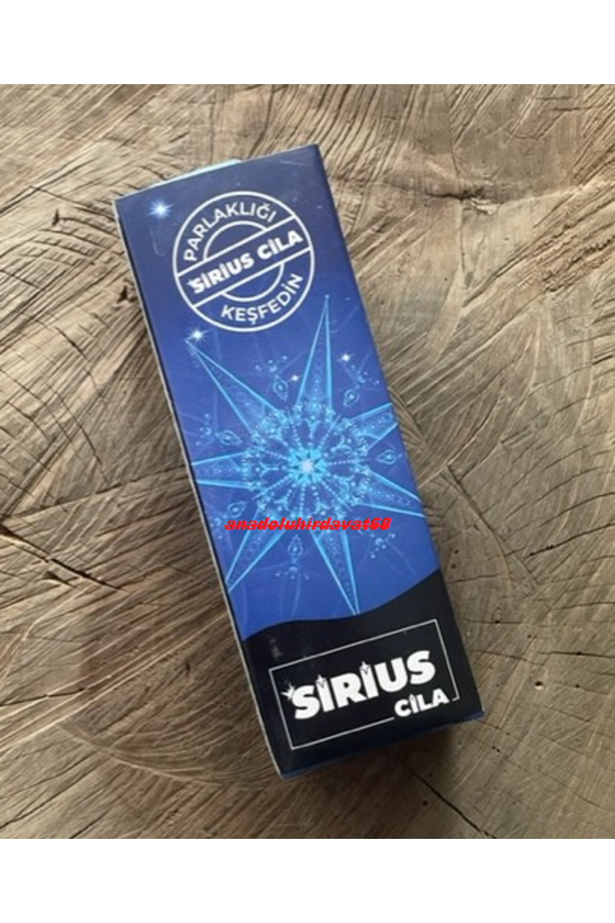 SİRİUS MAVİ TAŞ CİLA MERMER PARLATMA CİLASI İNOX KROM ÇELİK PARLATMA CİLASI