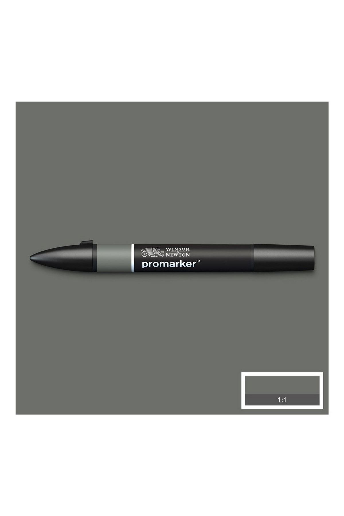 Winsor-Newton Promarker Double Ended Alcohol Based Graphic Drawing Pen Ice Gray 6 2