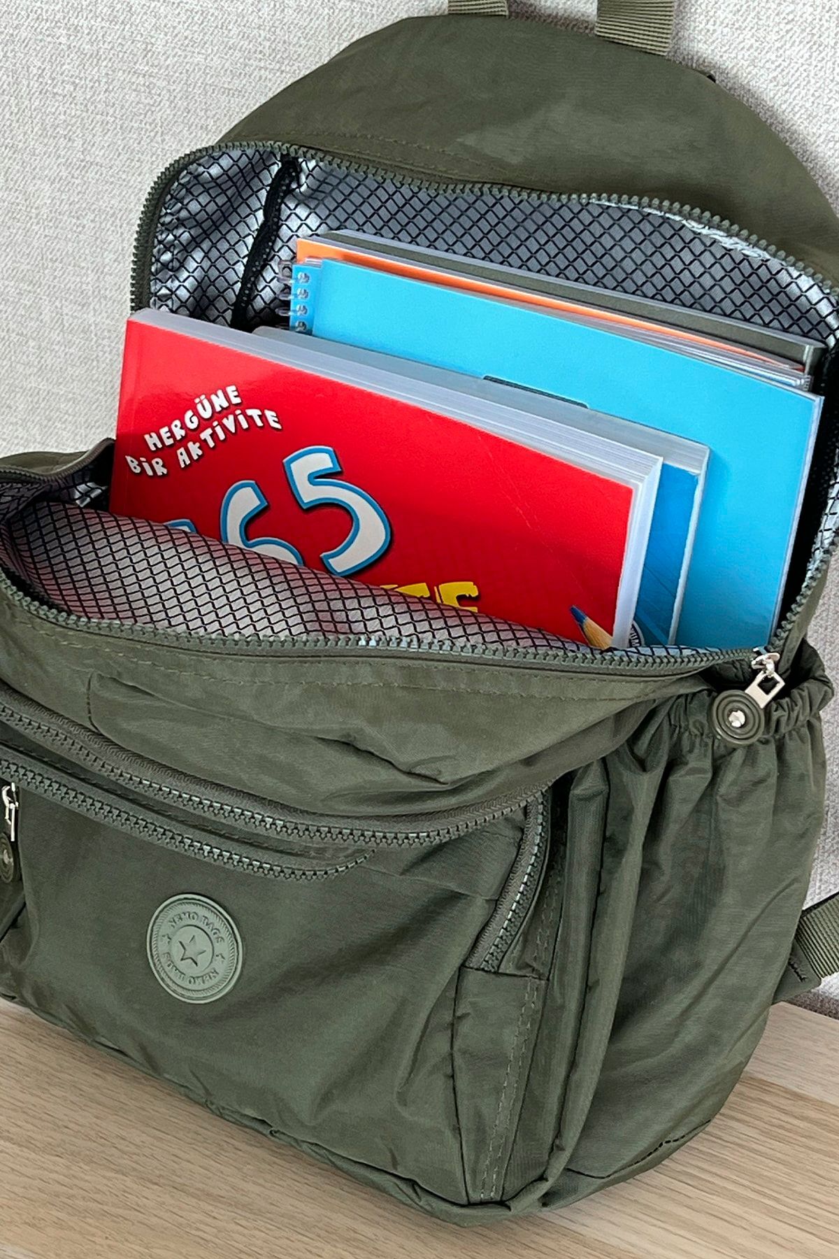 کوله پشتی زنانه خاکی NEMO BAGS | sırtçantası اورجینال - تصویر 6