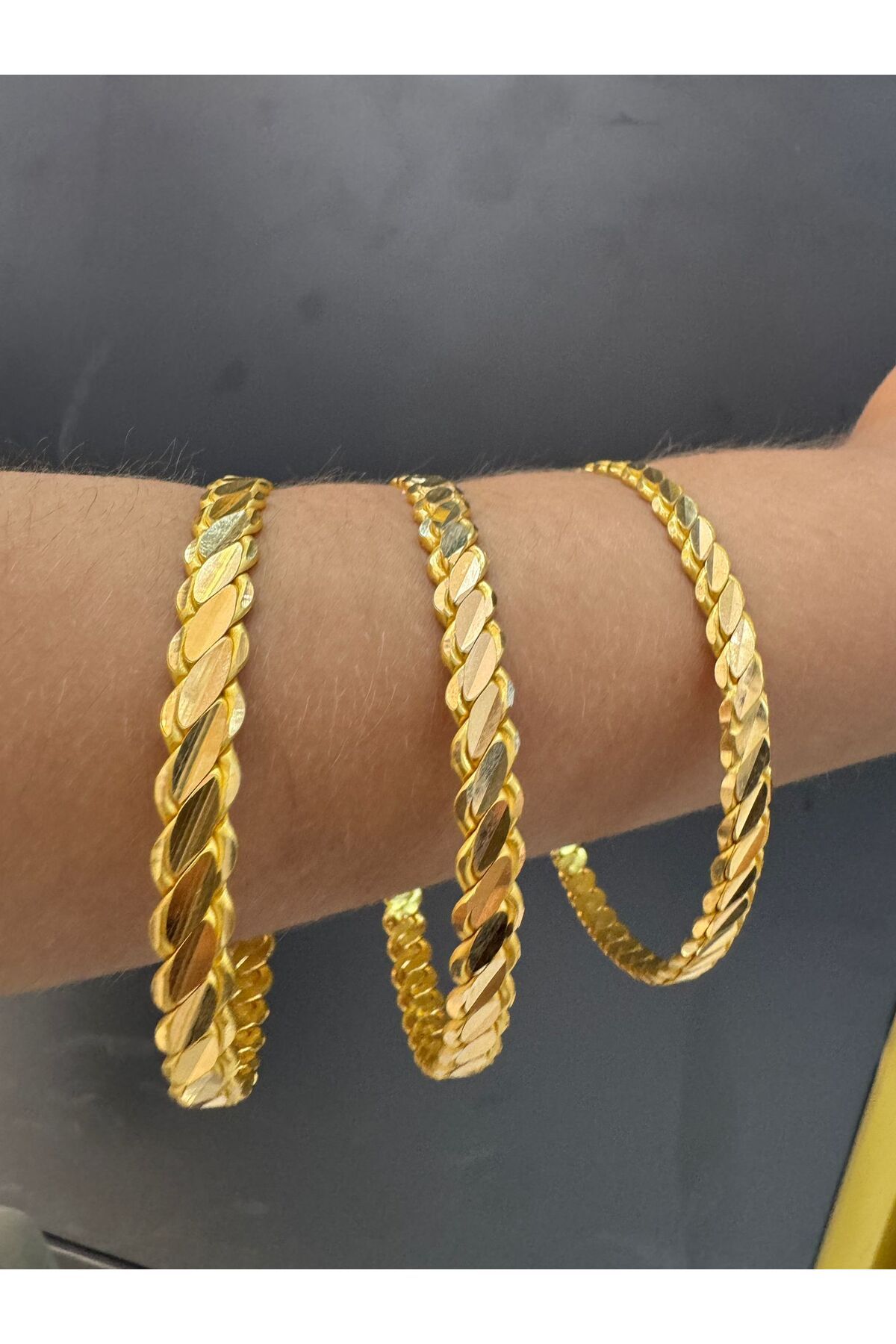 40 gram Burma Bilezik Yatırımlık Işçiliksiz 22 Ayar